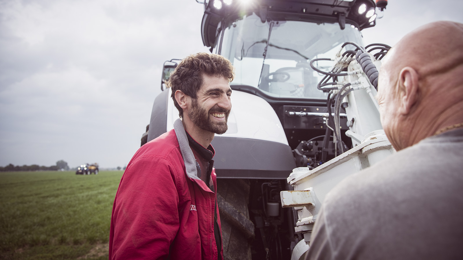 valtra tractor field